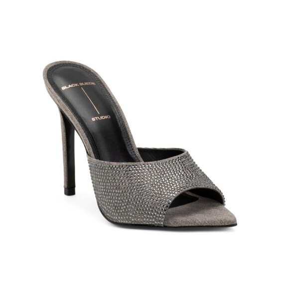 BLACK SUEDE STUDIO Taupe Made In Brazil Bella Embellished Heeled Sandals